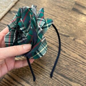 Crewcuts tartan flower headband